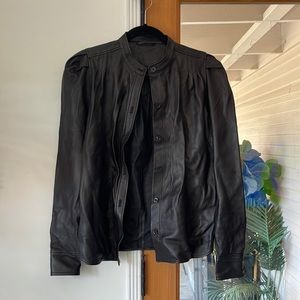 Frame Denim full leather top